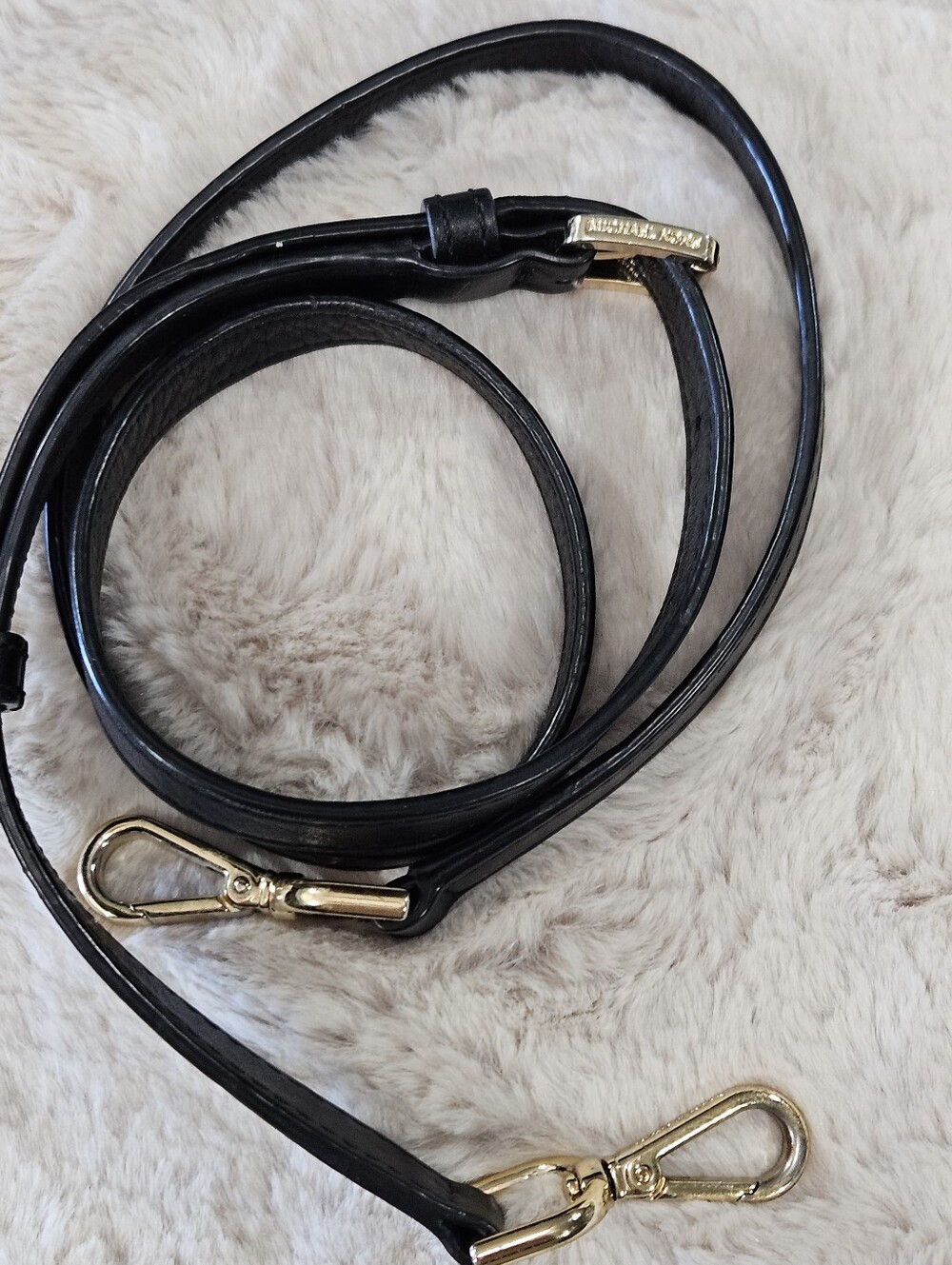 EUC MK Kirby Black Pebble Leather Women’s Satchel with Gold Hardware And Dustbag - Picture 11 of 15
